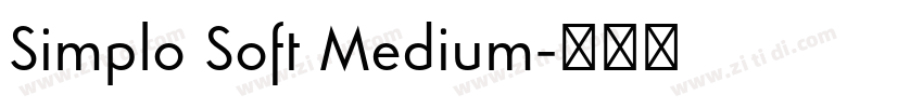 Simplo Soft Medium字体转换